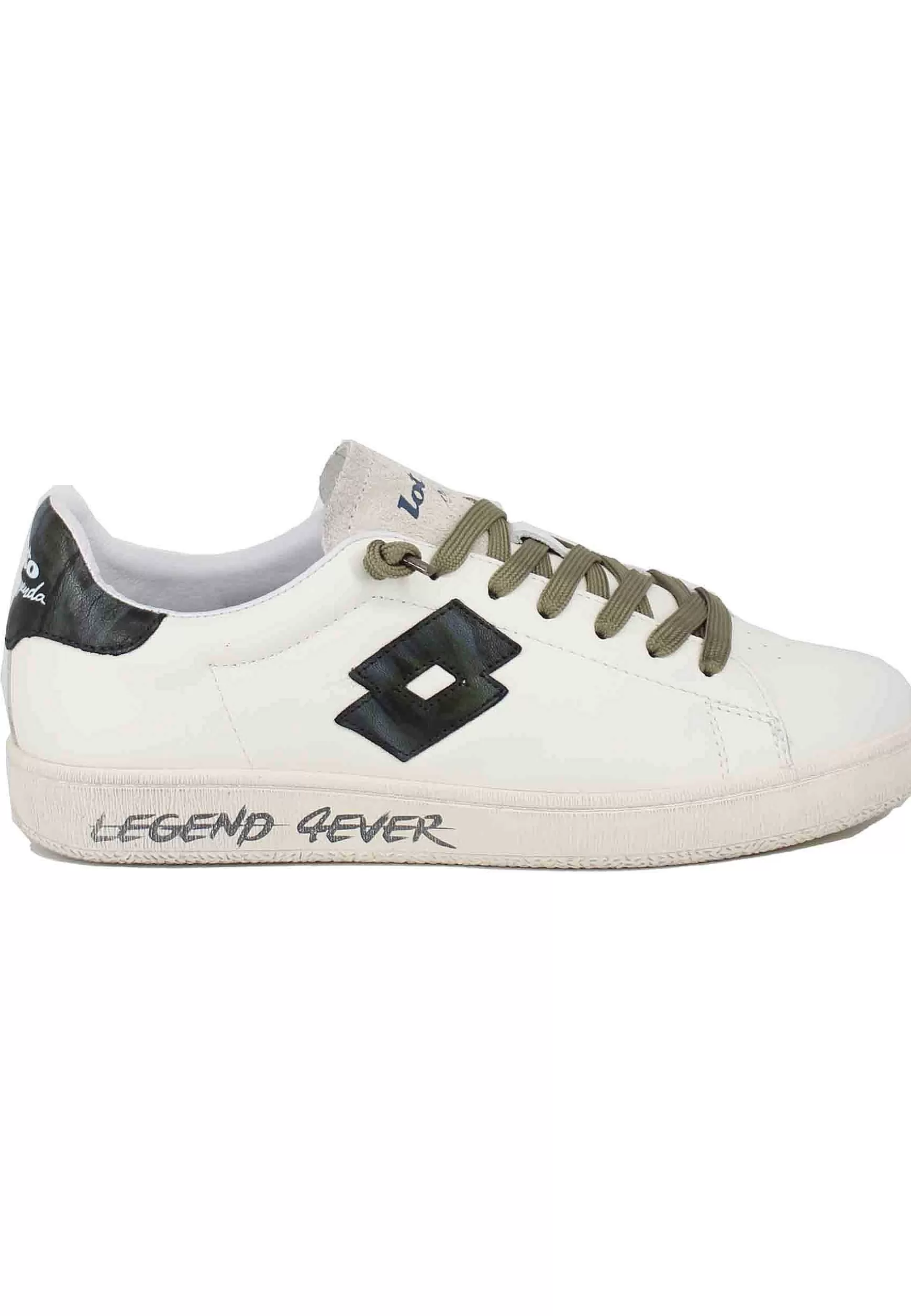 Snekaers Uomo In Pelle Bianca Legend 3*Lotto Leggenda Cheap