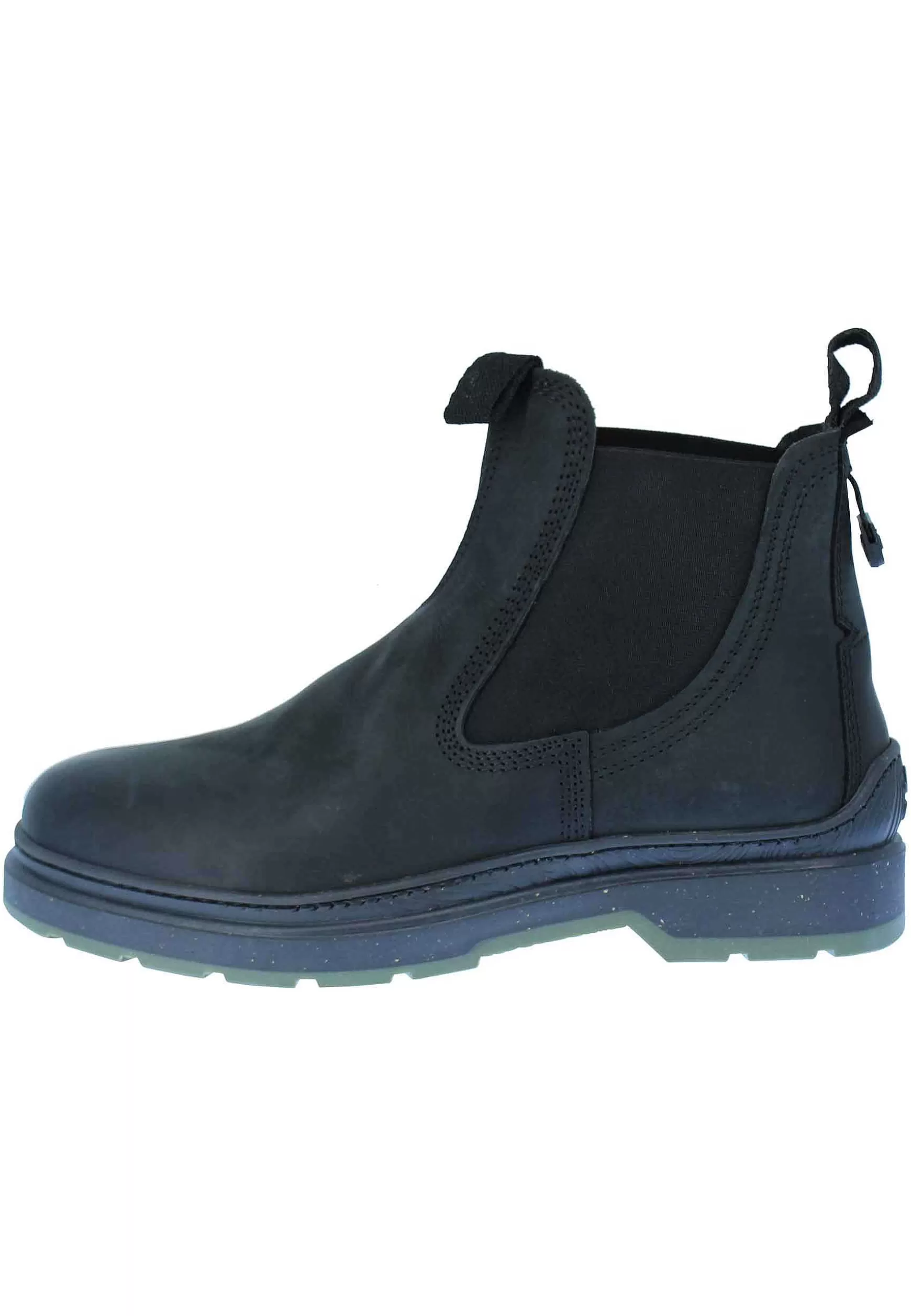 Stivaletti Beatles Uomo Red Rock In Pelle Nera Con Fondo Gomma Carrarmato*Jeep Discount