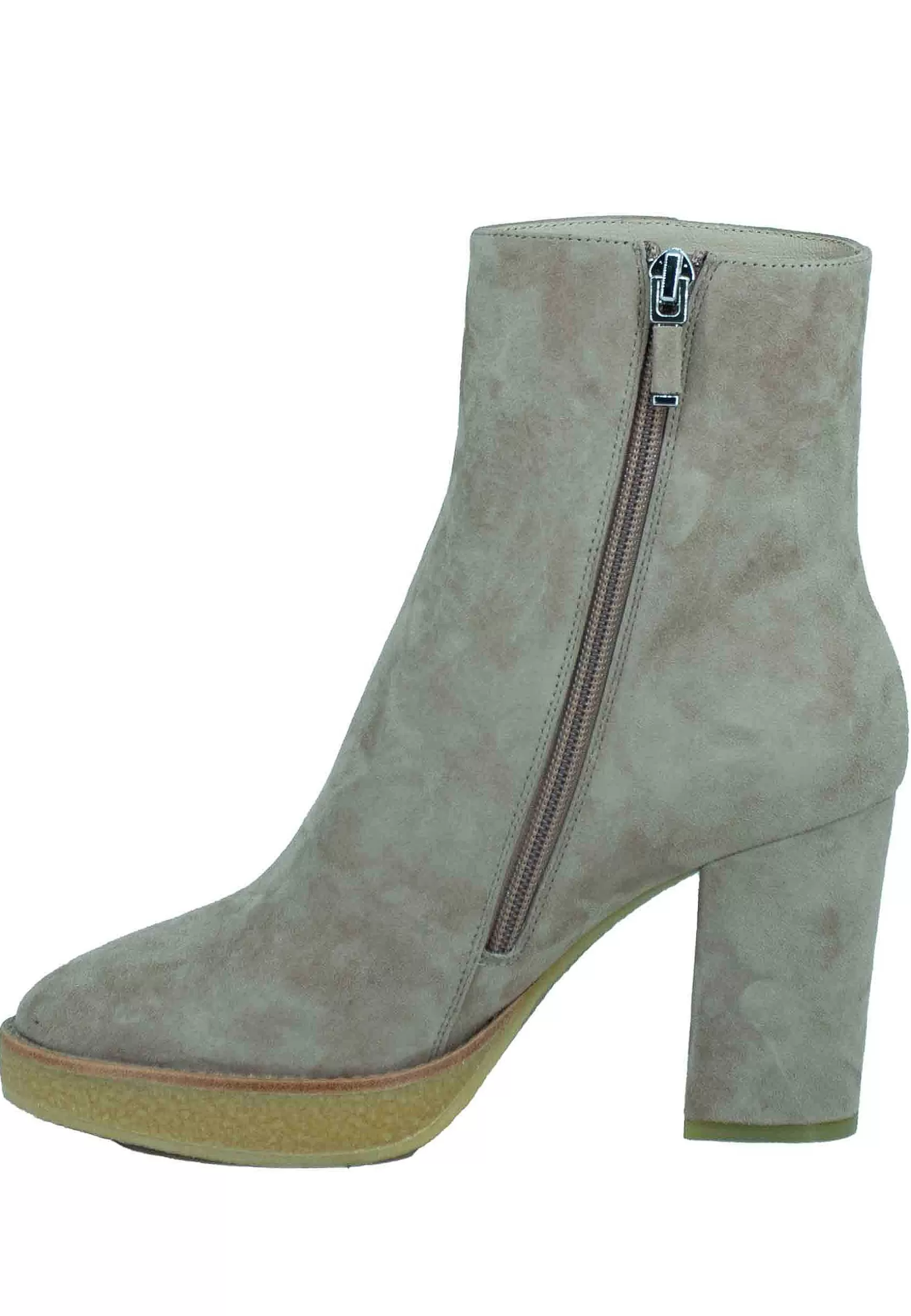 Stivaletti Donna In Camoscio Taupe Con Plateau In Para Biot*Lola Cruz Store