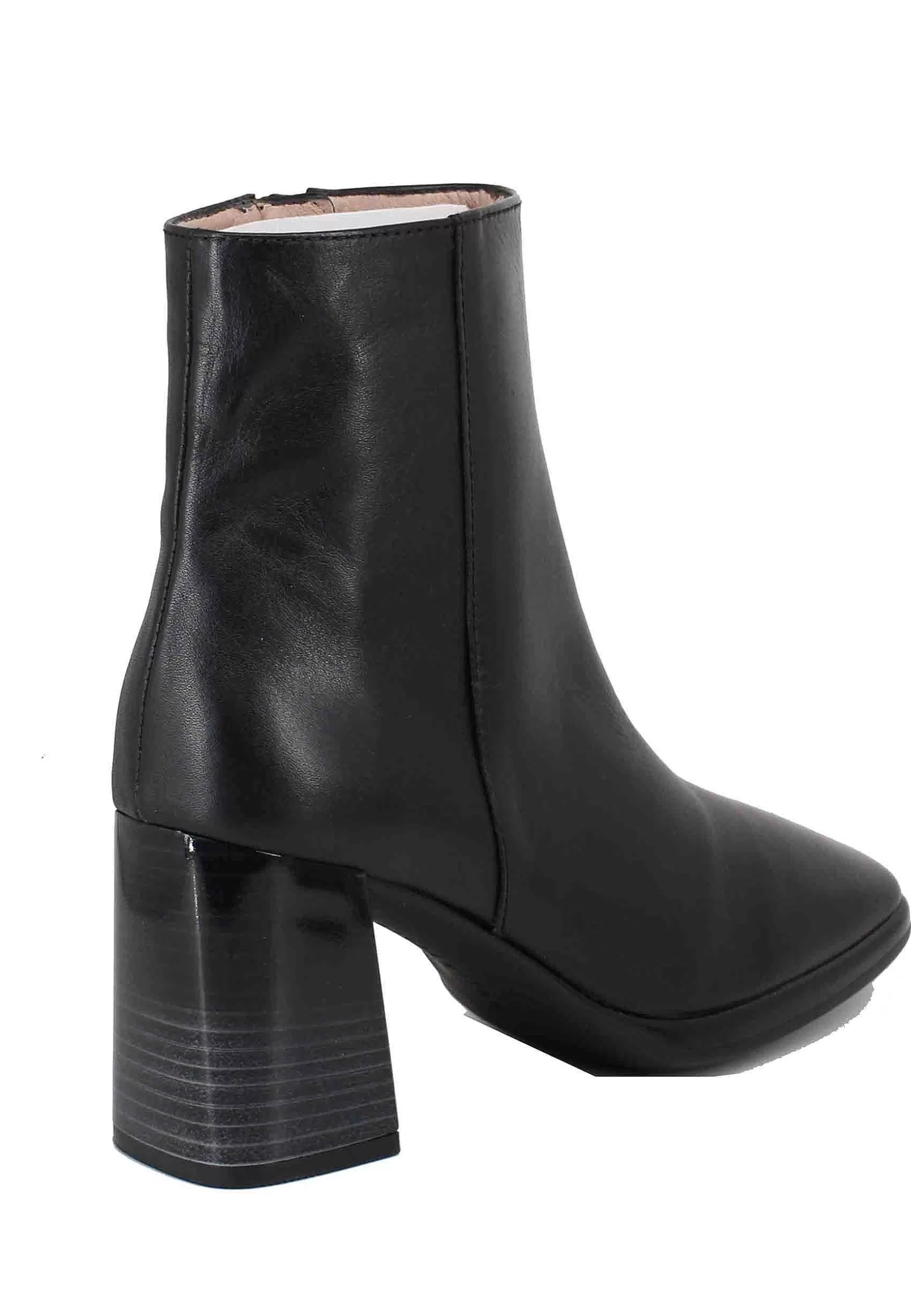 Stivaletti Donna In Pelle Nera Con Tacco Alto*Hispanitas Flash Sale