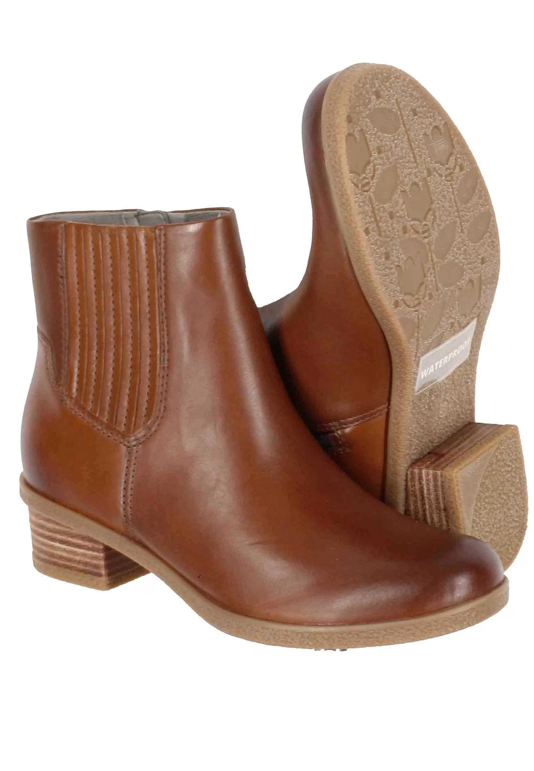Stivaletti Donna Whaterproff In Pelle Cuoio Con Suola In Gomma*Dansko Hot