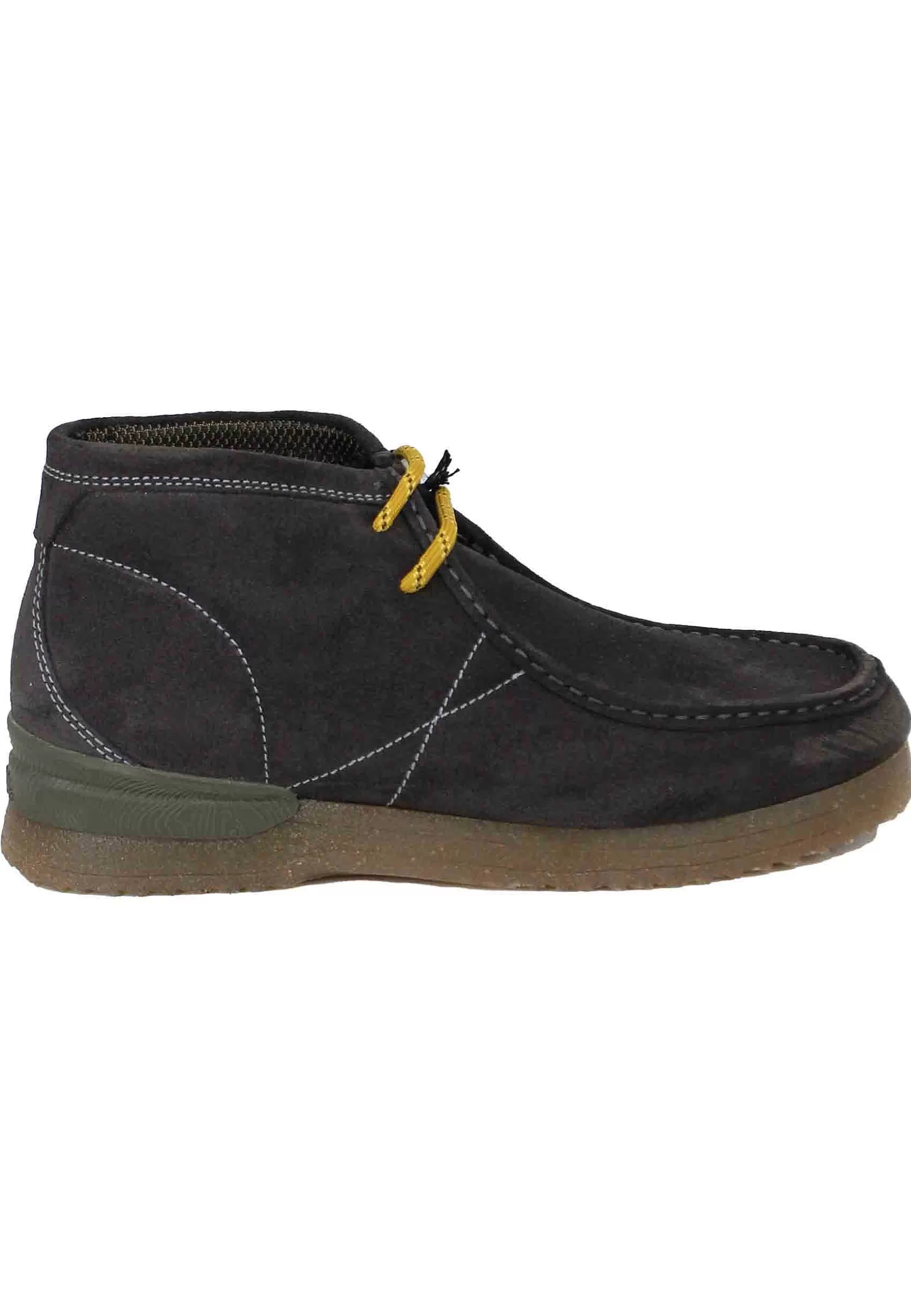 Stivaletti Polacchine Uomo In Camoscio Grigio Con Suola In Para Bantam*Jeep Online