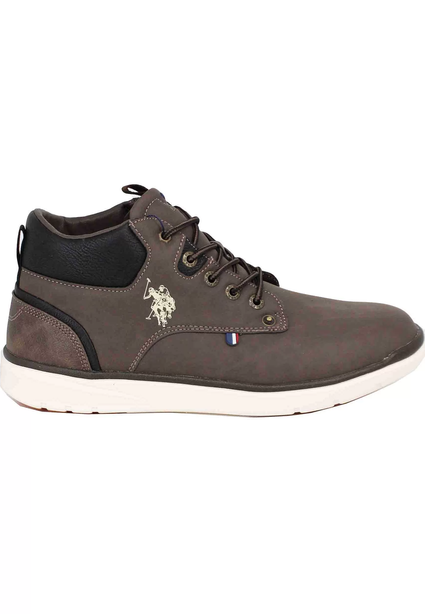 Stivaletti Uomo In Eco Pelle Marrone Con Suola In Gomma*U.S. Polo Assn Best Sale