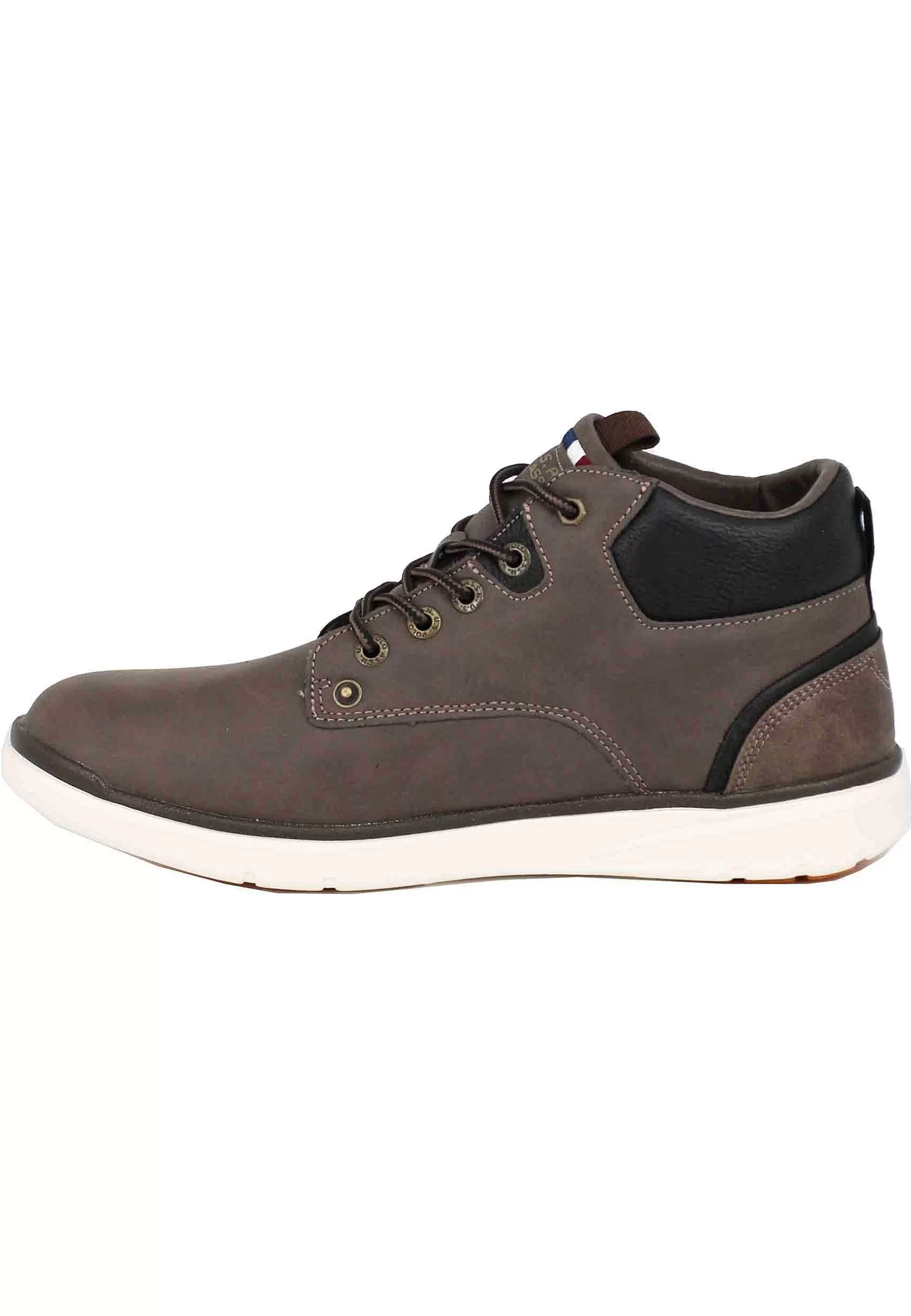 Stivaletti Uomo In Eco Pelle Marrone Con Suola In Gomma*U.S. Polo Assn Best Sale
