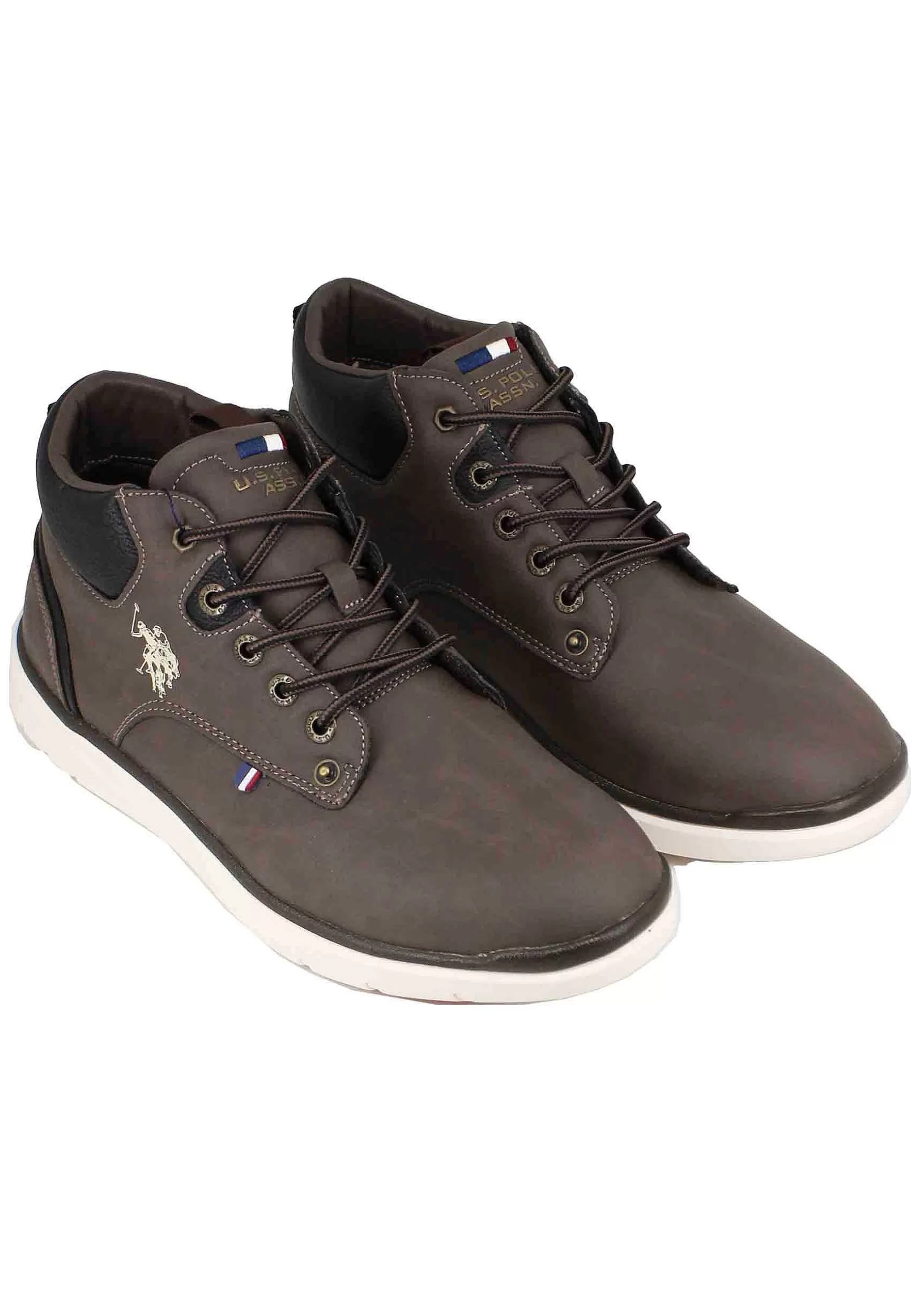 Stivaletti Uomo In Eco Pelle Marrone Con Suola In Gomma*U.S. Polo Assn Best Sale
