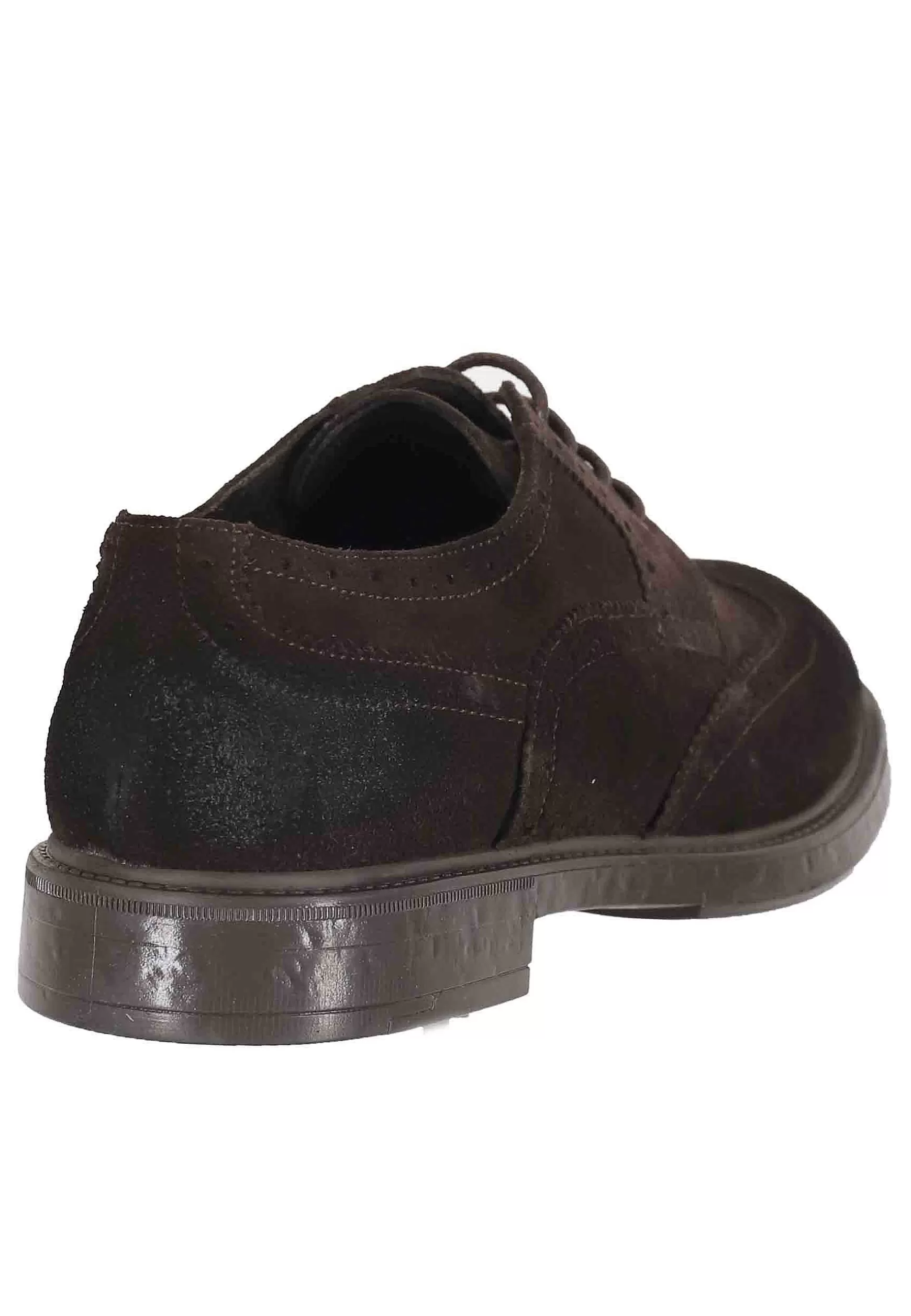 Stringate Da Uomo In Camoscio Testa Di Moro Con Impunture All'Inglese E Suola In Gomma** Shop
