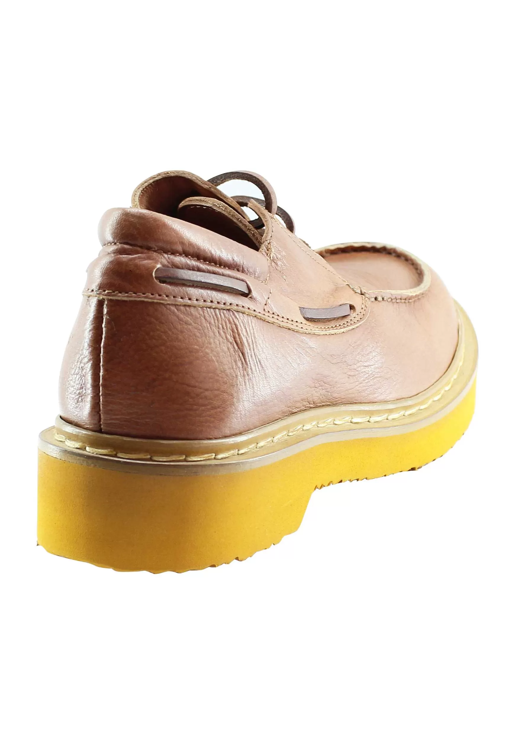 Stringate Donna In Pee Cuoio Con acci In Pee E Vaschetta Cucita*L Cheap