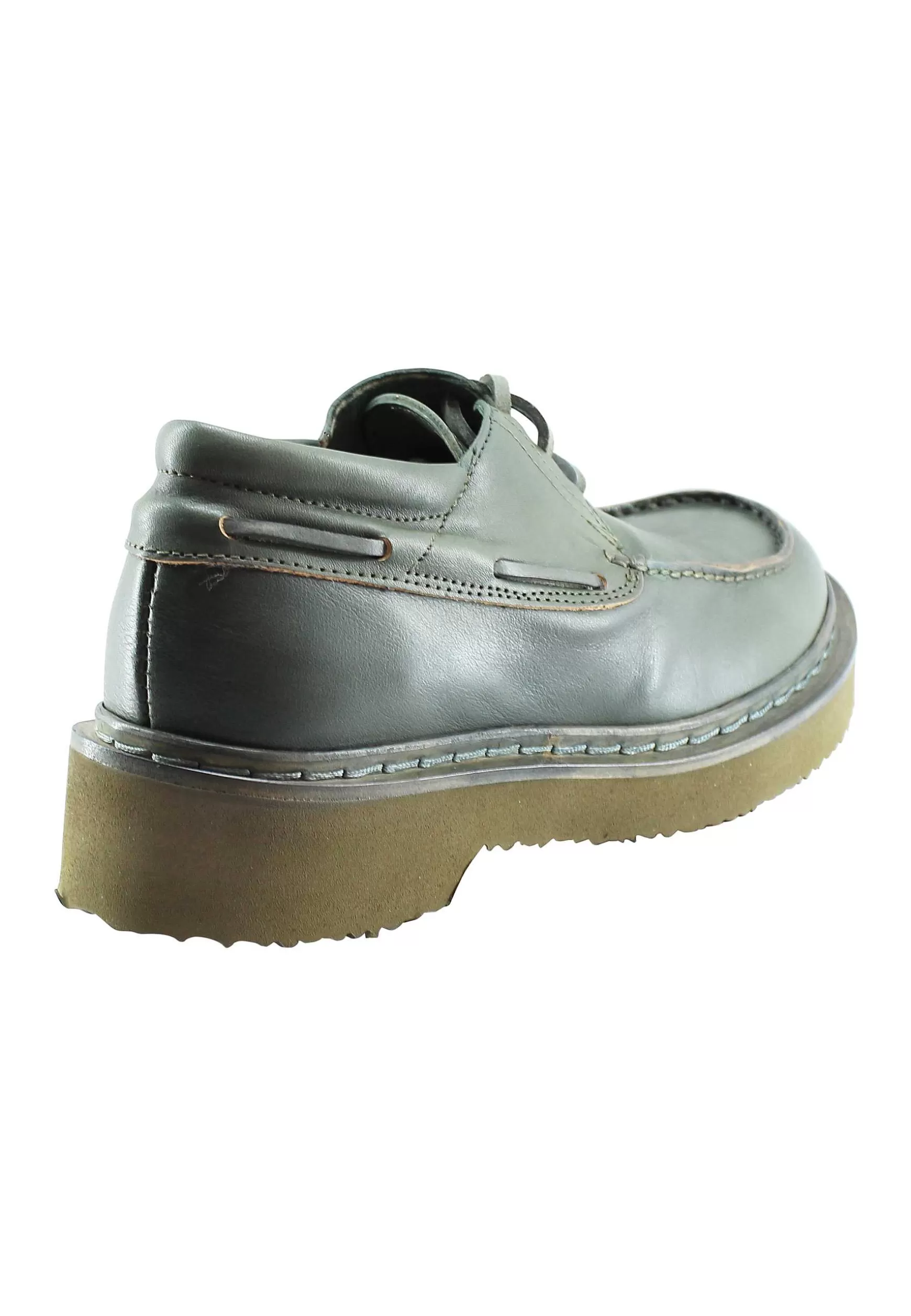 Stringate Donna In Pee Verde Con acci In Pee E Vaschetta Cucita*L Cheap