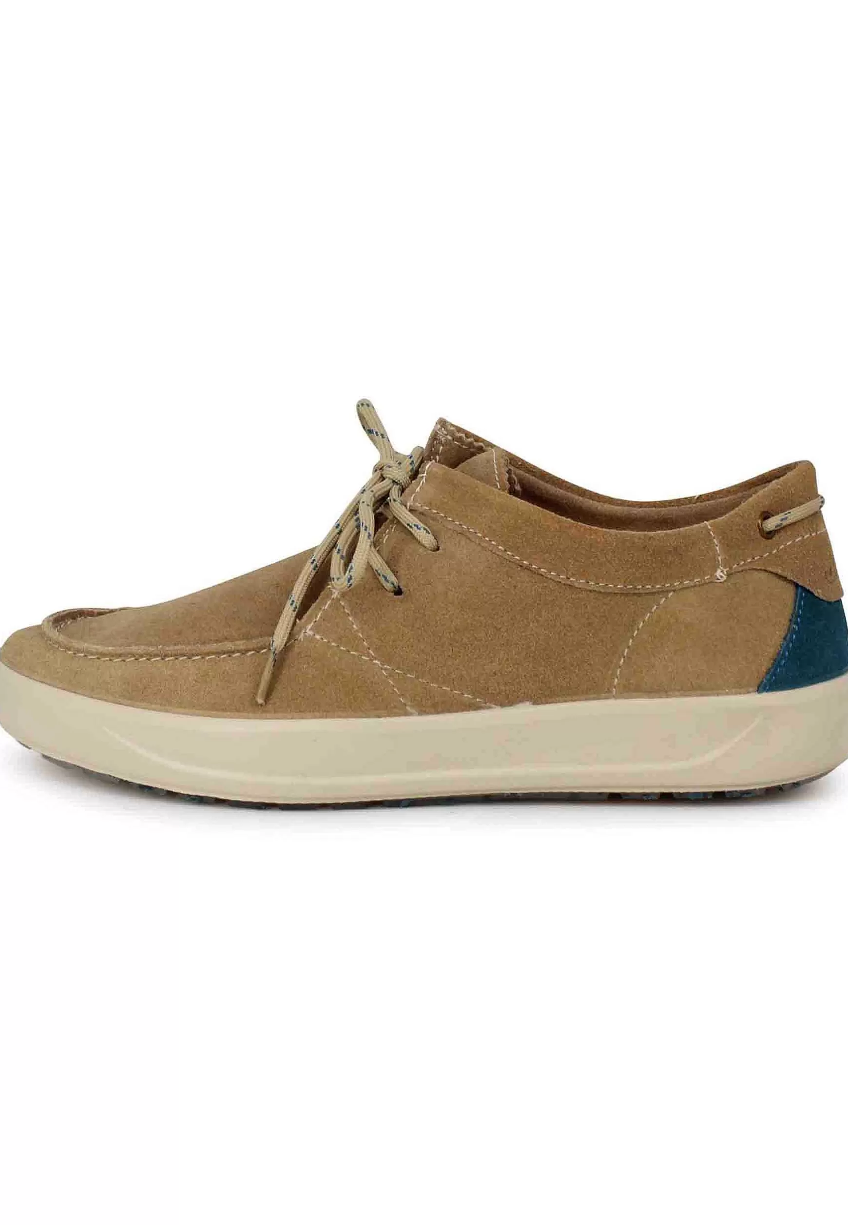 Stringate Uomo Bob Cat In Camoscio Beige Con Suola In Gomma*Jeep Outlet