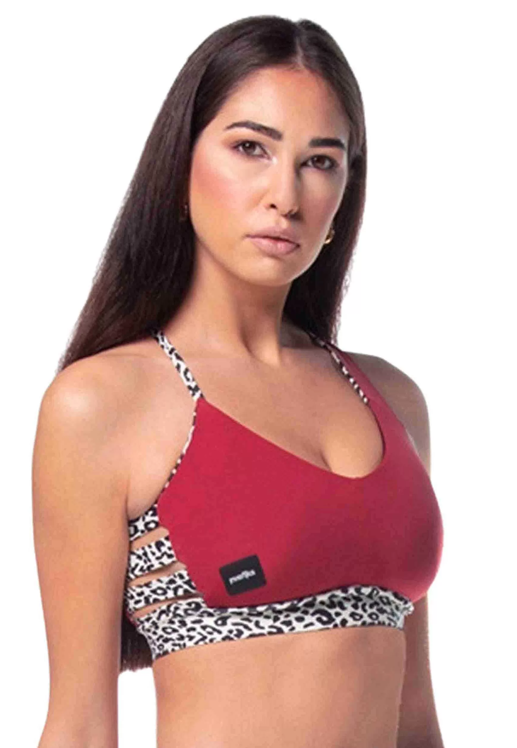 Top Donna Nika Double Face In Tessuto Luxury E Animalier*Invertika Discount