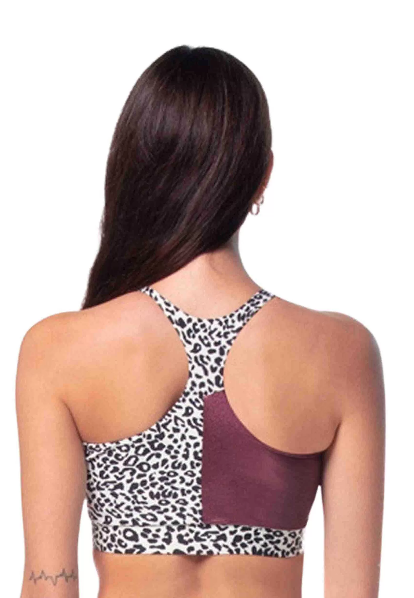 Top Donna Nika Double Face In Tessuto Luxury E Animalier*Invertika Discount