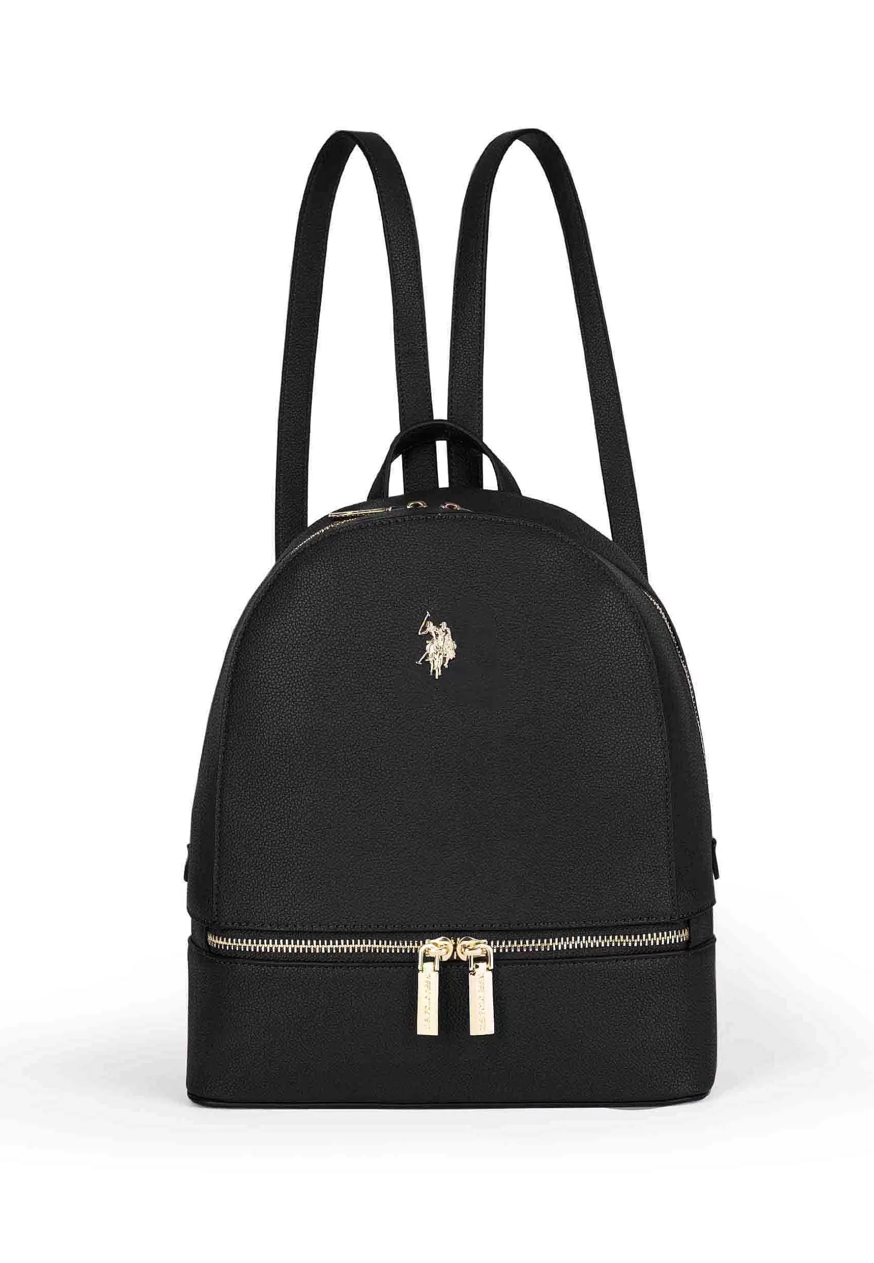 Zaino Da Donna In Eco Pelle Nero Con Tascha E Zip Jones*U.S. Polo Assn Shop