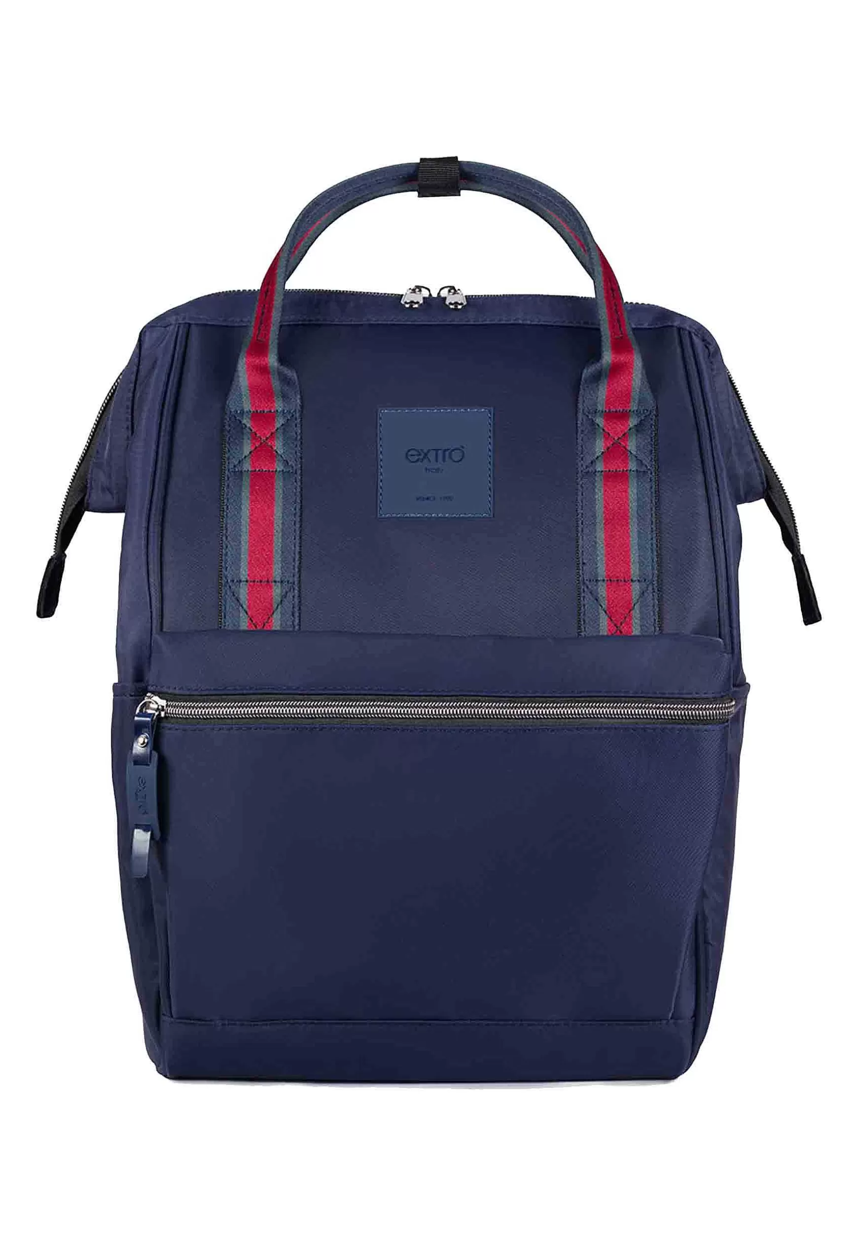 Zaino Uomo Bagpack In Nylon Blu Con Apertura Zip Limited Edition*Extrò Hot