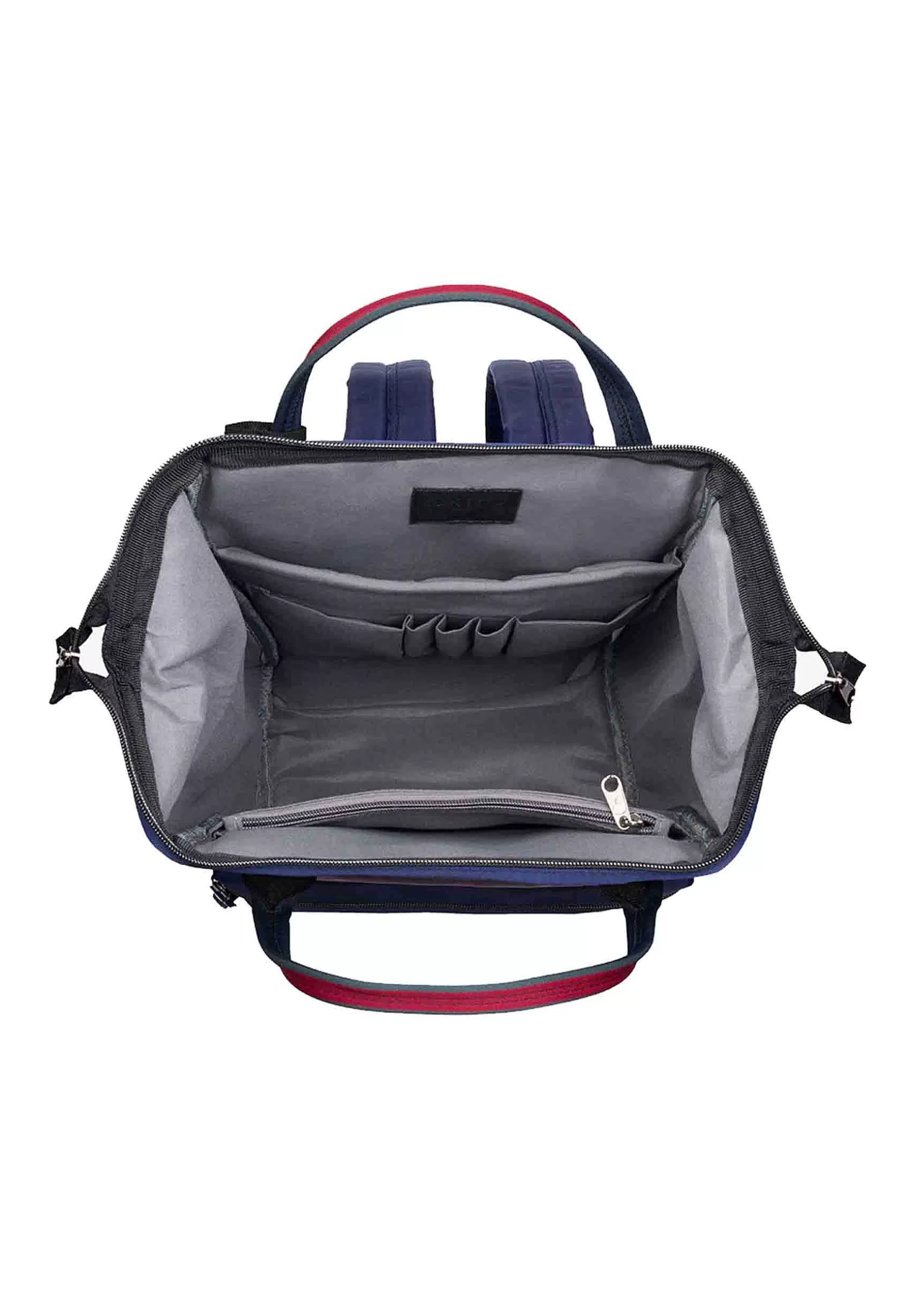 Zaino Uomo Bagpack In Nylon Blu Con Apertura Zip Limited Edition*Extrò Hot