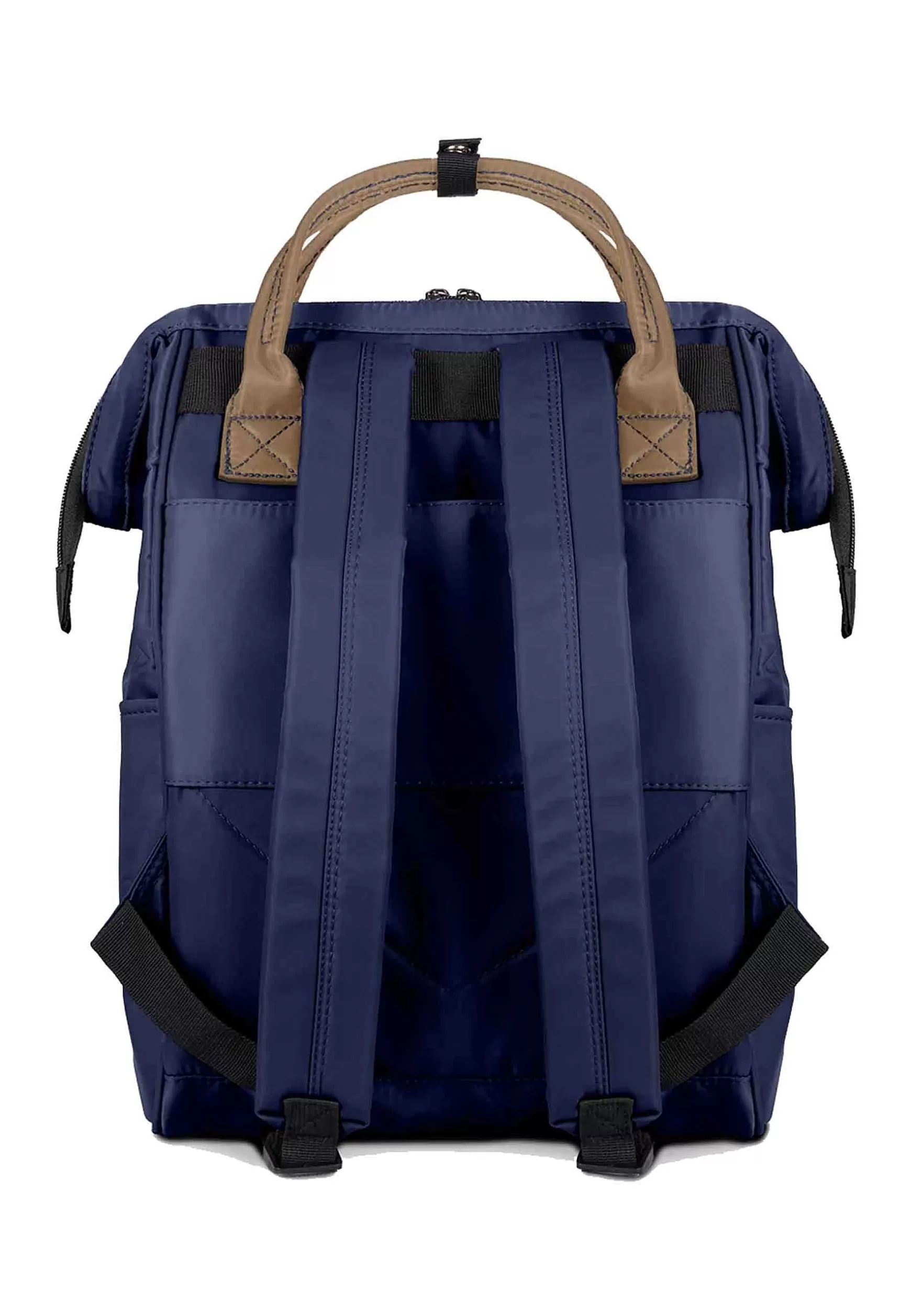 Zaino Uomo Bagpack In Nylon Blu E Kaki Con Apertura Zip*Extrò Discount